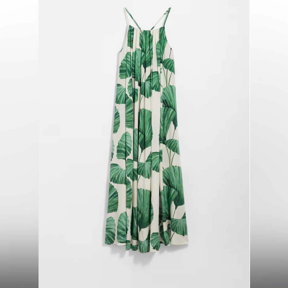Pleated Halterneck Maxi Dress from & Other Stories - worn once